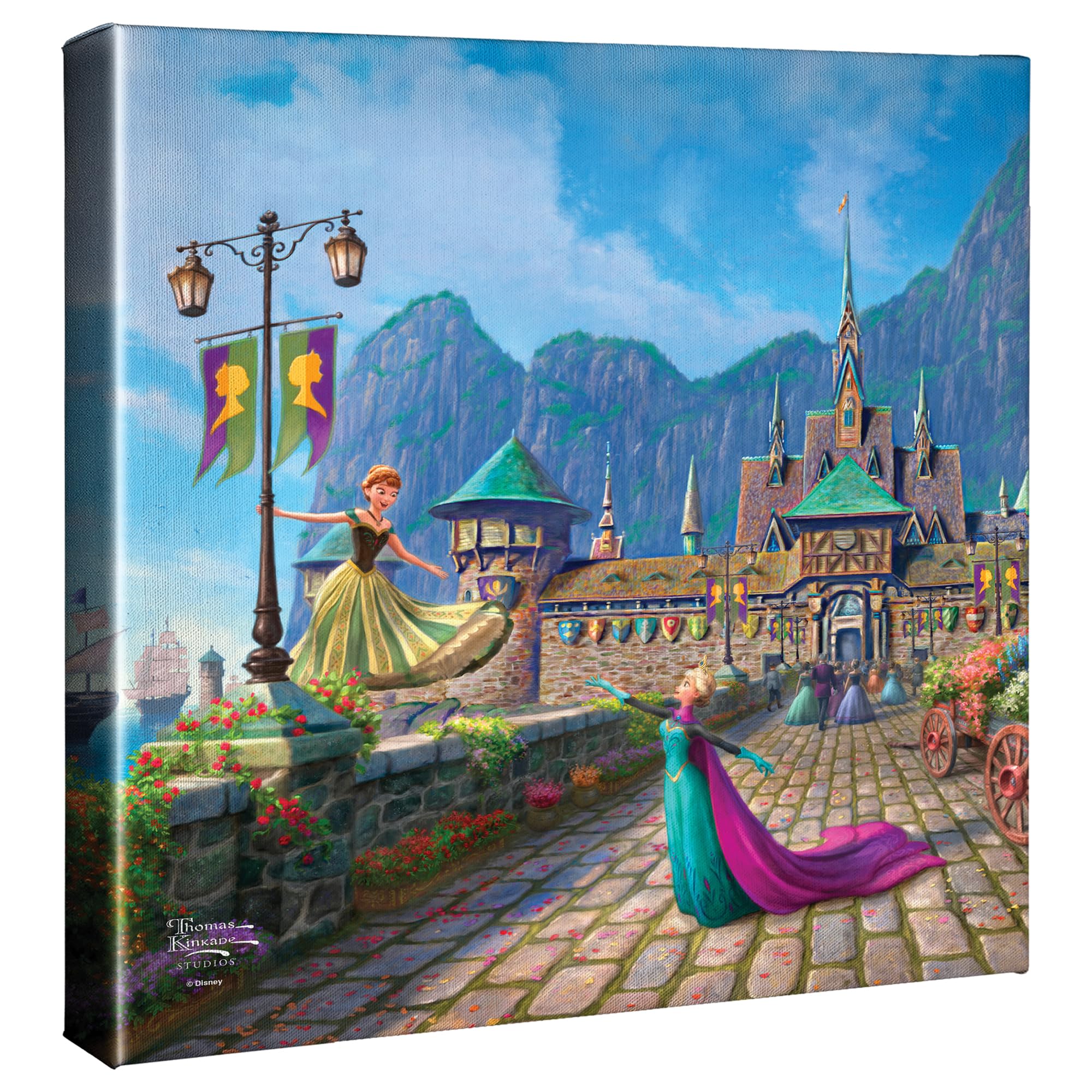 Amazon.com: Disney Frozen Celebration in Arendelle Gallery Wrapped